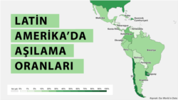 Latin Amerika'da aşılama oranları