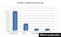 GRAFİK 12. AİLEDE KONUŞULAN DİL