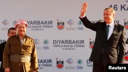 Başbakan Erdoğan Irak Bölgesel Kürt Yönetimi lideri Mesut Barzani'yle